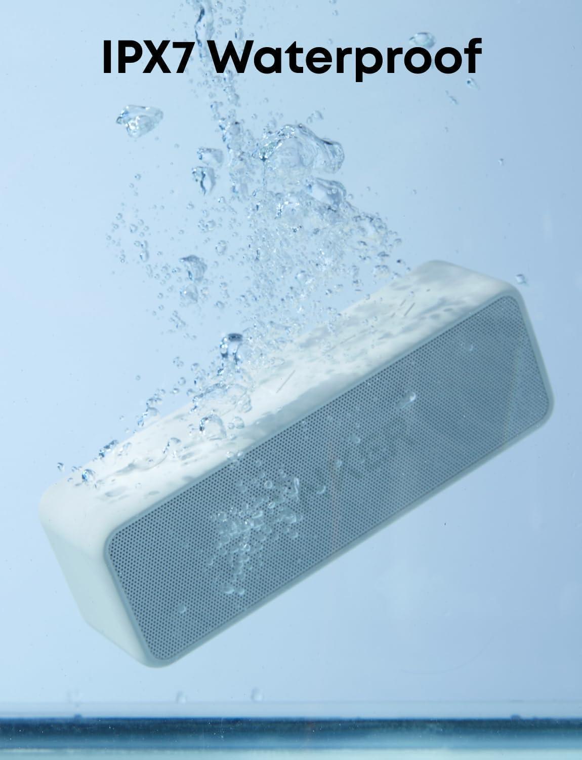 image:imageAnker Soundcore 2 Portable Bluetooth Speaker with Stereo Sound Bluetooth 5 Bassup IPX7 Waterproof 24Hour Playtime Wireless Speaker for Home Outdoors Travel BlueWhite