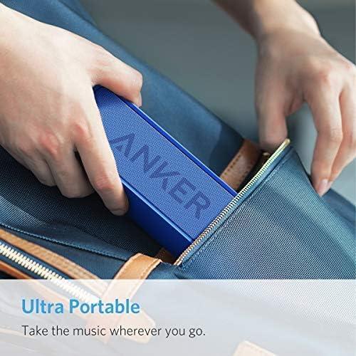 image:imageAnker Soundcore Upgraded Bluetooth Speaker with IPX5 Waterproof Stereo Sound 24H Playtime Portable Wireless Speaker for iPhone Samsung and More BlackBlue