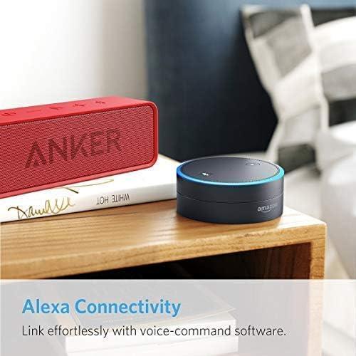image:imageAnker Soundcore Upgraded Bluetooth Speaker with IPX5 Waterproof Stereo Sound 24H Playtime Portable Wireless Speaker for iPhone Samsung and More BlackRed