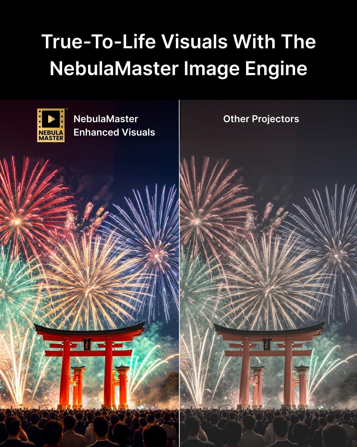 image:imageNEBULA Cosmos Laser 4K Projector 2200 ANSI Lumens Android TV with Dongle Autofocus Auto Keystone Correction Screen Fit Home Theater Projector with WiFi amp Bluetooth for Office and Business UseCosmos 4K SE 1800 ANSI
