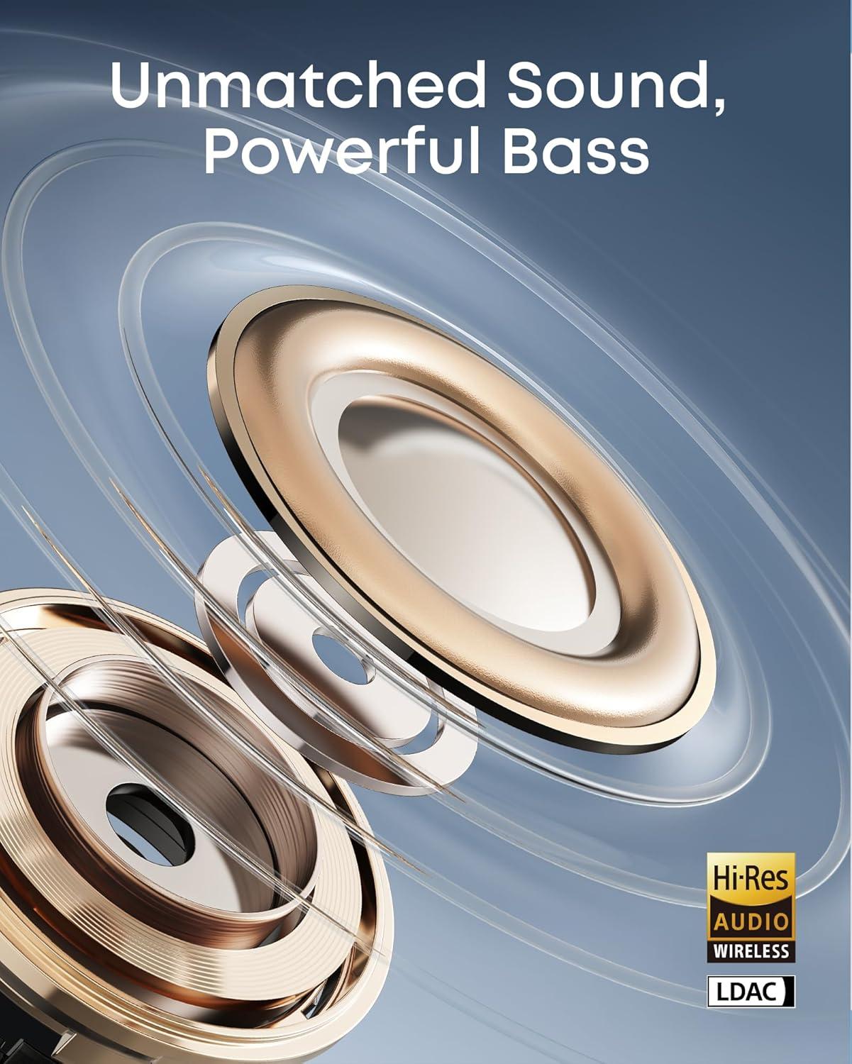 image:imageSoundcore AeroClip by Anker OpenEar Earbuds ClipOn Headphones Adaptive Comfort Clear Calls with 4 Mics and AI Stable Fit 12mm Drivers for Powerful Bass HiRes OpenRing DesignGlacier Blue