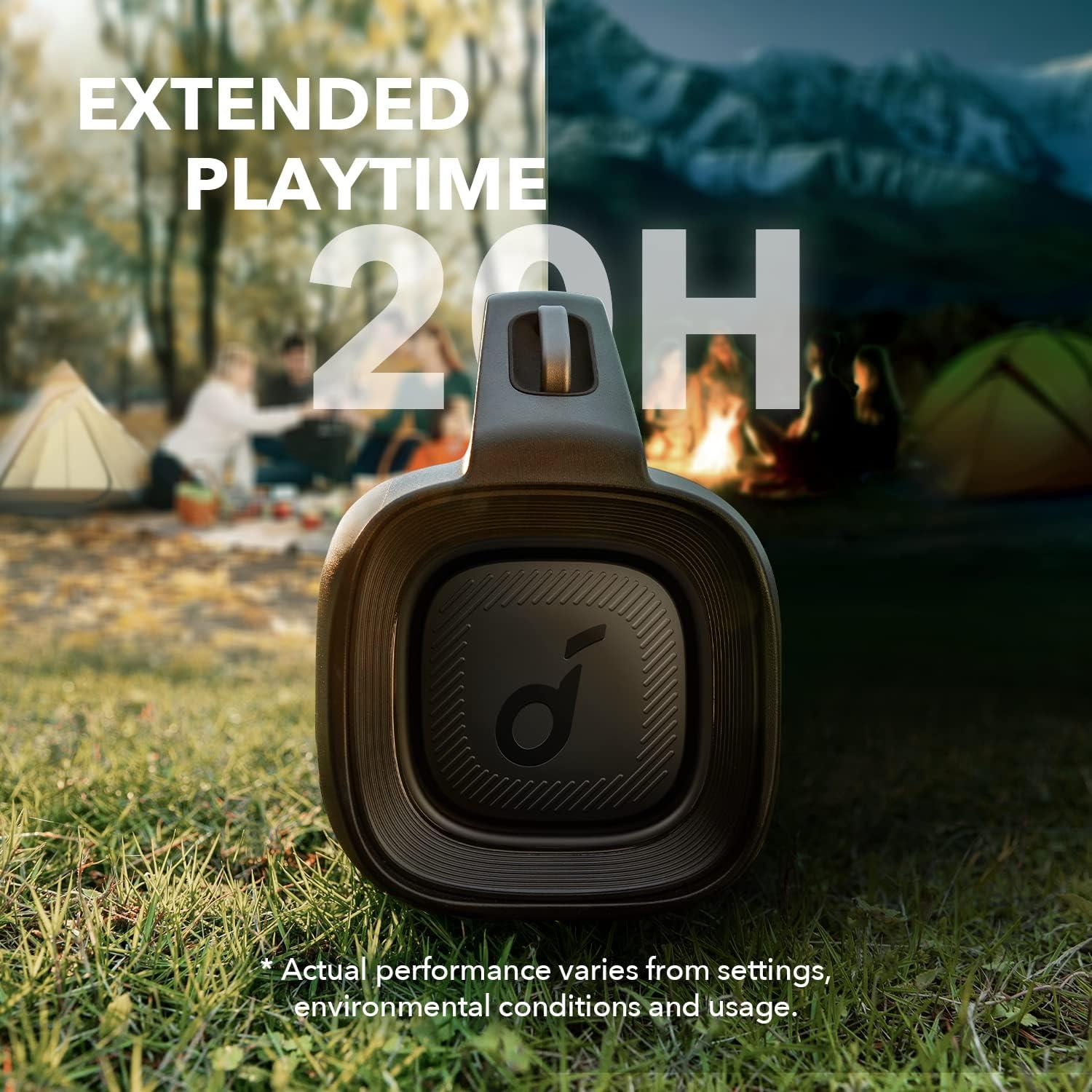 image:imageSoundcore Anker Motion Boom Plus IP67 Outdoor Speaker with 80W Stereo Sound BlackBlack