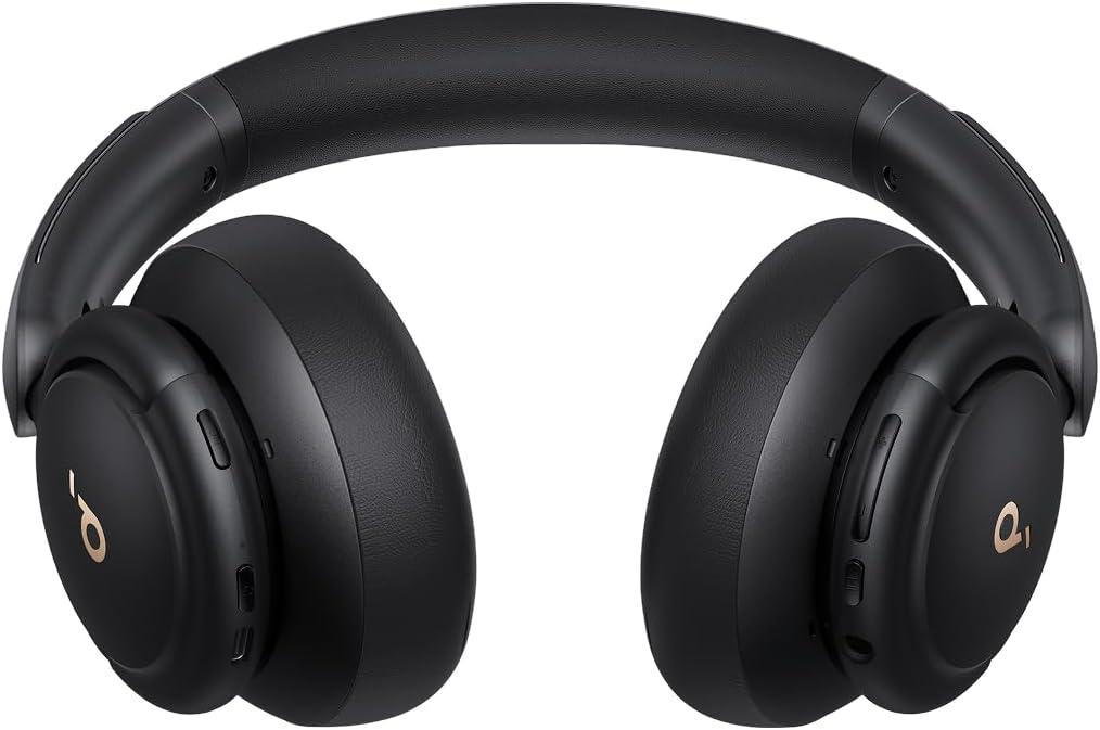 image:imageSoundcore Q30 by Anker Hybrid Active Noise Cancelling Headphones Multiple Modes HiRes Audio Custom EQ via App 50H Playtime Comfortable Fit Bluetooth Multipoint ConnectionAbsolute Black