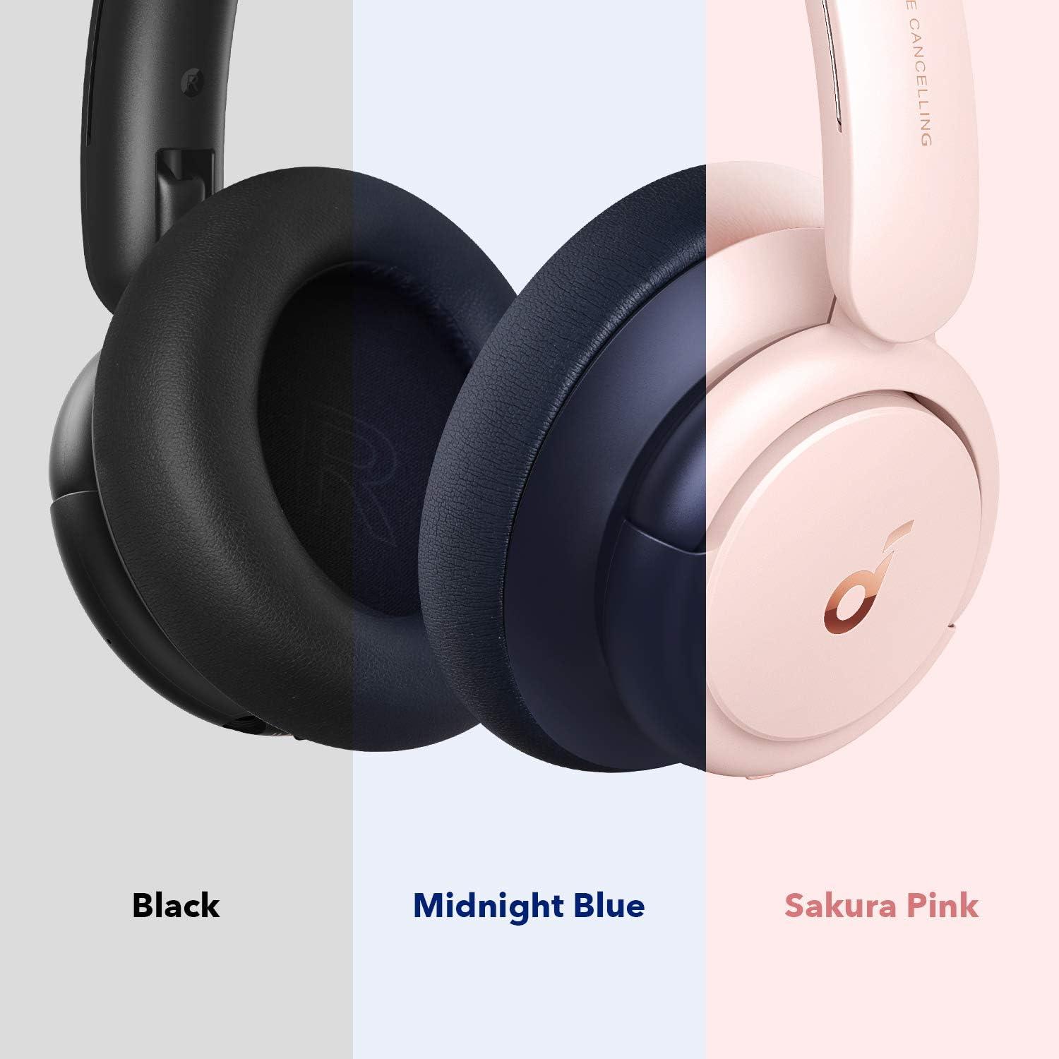 image:imageSoundcore Q30 by Anker Hybrid Active Noise Cancelling Headphones Multiple Modes HiRes Audio Custom EQ via App 50H Playtime Comfortable Fit Bluetooth Multipoint ConnectionBlue
