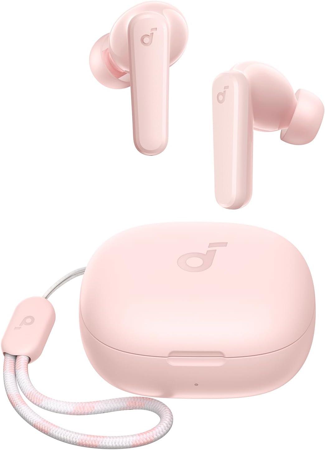 image:imageSoundcore by Anker P20i True Wireless Earbuds 10mm Drivers with Big Bass Bluetooth 53 30H Long Playtime WaterResistant 2 Mics for AI Clear Calls 22 Preset EQs Customization BluePink