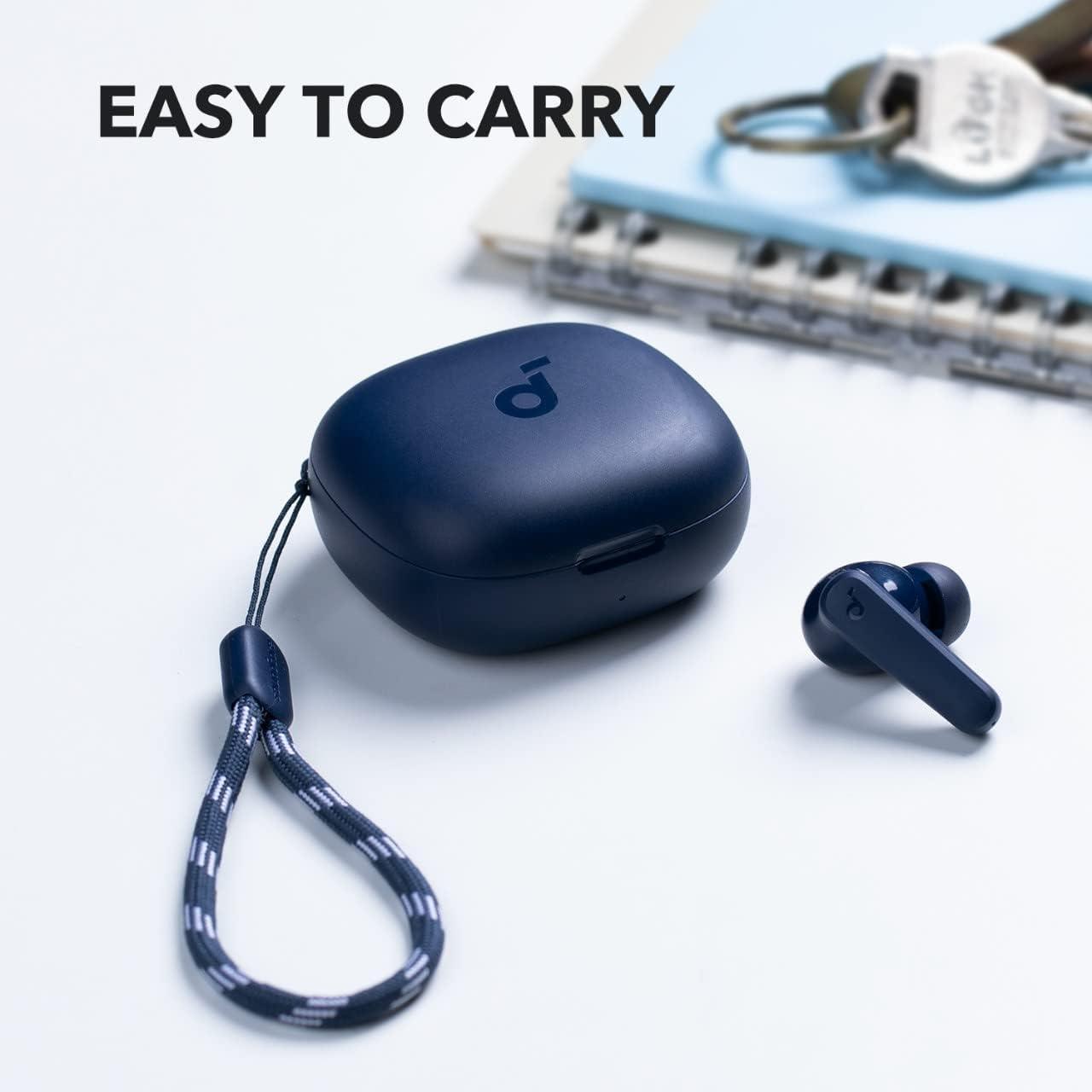 image:imageSoundcore by Anker P20i True Wireless Earbuds 10mm Drivers with Big Bass Bluetooth 53 30H Long Playtime WaterResistant 2 Mics for AI Clear Calls 22 Preset EQs Customization BlueBlue