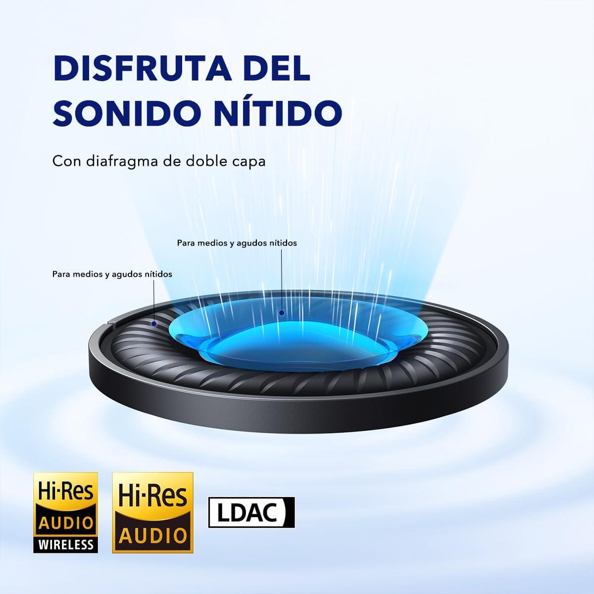 image:imageSoundcore by Anker Space Q45 Adaptive Active Noise Cancelling Headphones Reduce Noise by Up to 98 50H Playtime App Control LDAC HiRes Wireless Audio Comfortable Fit Clear Calls Bluetooth 53White