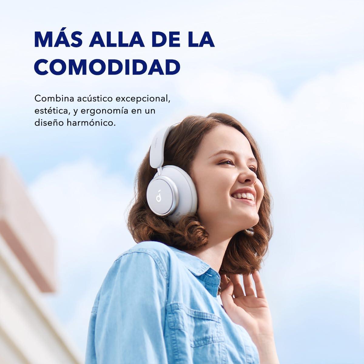 image:imageSoundcore by Anker Space Q45 Adaptive Active Noise Cancelling Headphones Reduce Noise by Up to 98 50H Playtime App Control LDAC HiRes Wireless Audio Comfortable Fit Clear Calls Bluetooth 53White