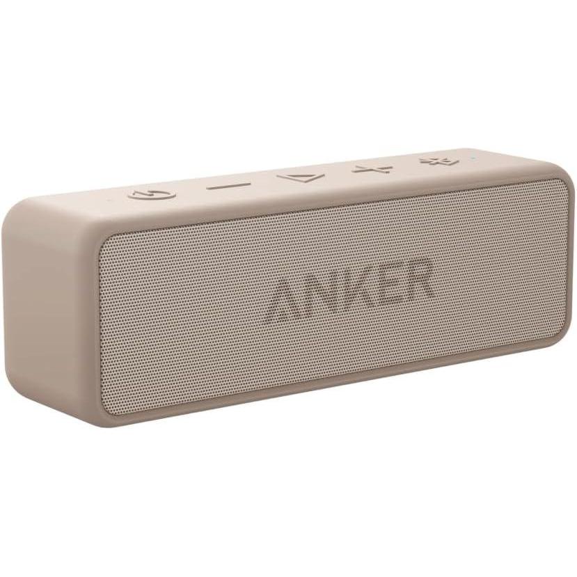 image:imageAnker Soundcore 2 Portable Bluetooth Speaker with Stereo Sound Bluetooth 5 Bassup IPX7 Waterproof 24Hour Playtime Wireless Speaker for Home Outdoors Travel Navy BlueMocha Brown