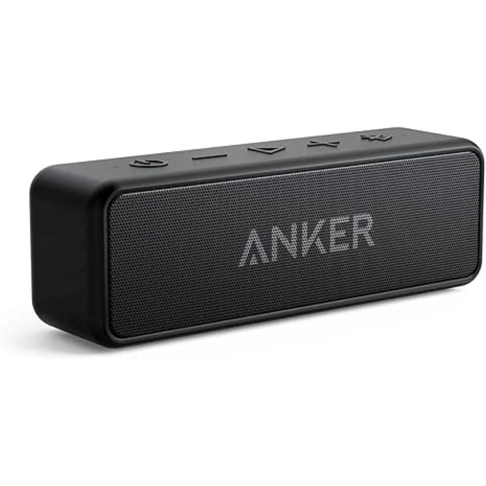 image:imageAnker Soundcore 2 Portable Bluetooth Speaker with Stereo Sound Bluetooth 5 Bassup IPX7 Waterproof 24Hour Playtime Wireless Speaker for Home Outdoors Travel Navy BlueBlack