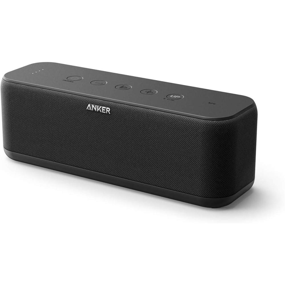 image:imageAnker Upgraded Soundcore Boost Bluetooth Speaker with WellBalanced Sound BassUp 12H Playtime USBC IPX7 Waterproof Wireless Customizable EQ via App Stereo Pairing Portable Speaker for Music