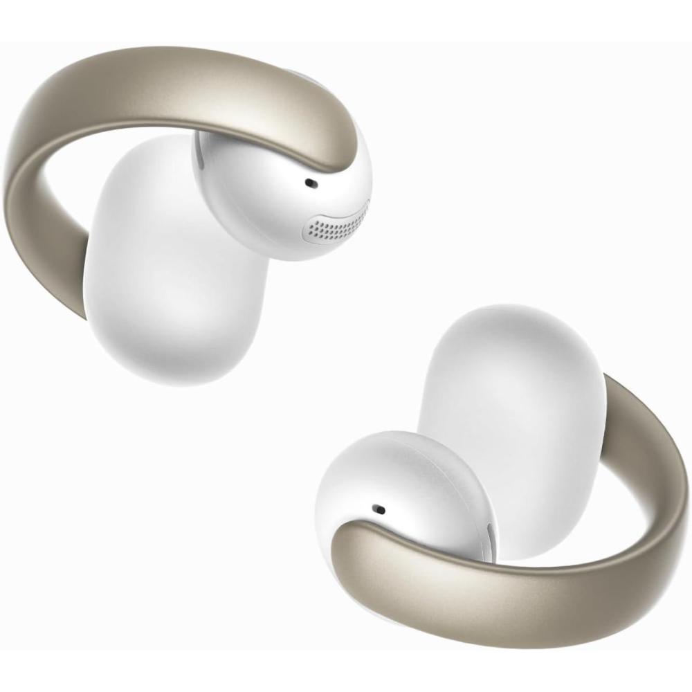 image:imageSoundcore AeroClip by Anker OpenEar Earbuds ClipOn Headphones Adaptive Comfort Clear Calls with 4 Mics and AI Stable Fit 12mm Drivers for Powerful Bass HiRes OpenRing DesignChampagne Mist