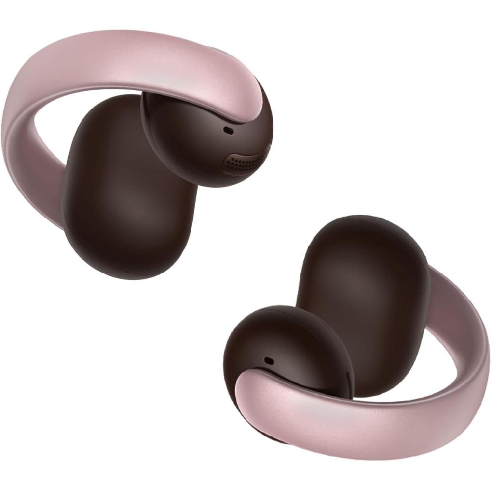 image:imageSoundcore AeroClip by Anker OpenEar Earbuds ClipOn Headphones Adaptive Comfort Clear Calls with 4 Mics and AI Stable Fit 12mm Drivers for Powerful Bass HiRes OpenRing DesignRosy Brown