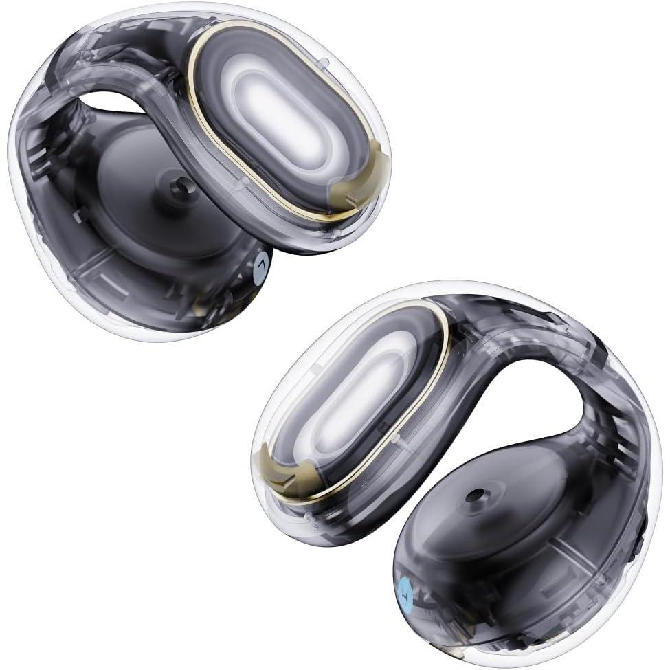 image:imageSoundcore C30i by Anker OpenEar Earbuds ClipOn Headphones Lightweight Comfort SmallEar Friendly Stable Fit FirmShell Design Attachable Ear Grips Big Drivers for Clear Audio 30H Play IPX4Clarity Black