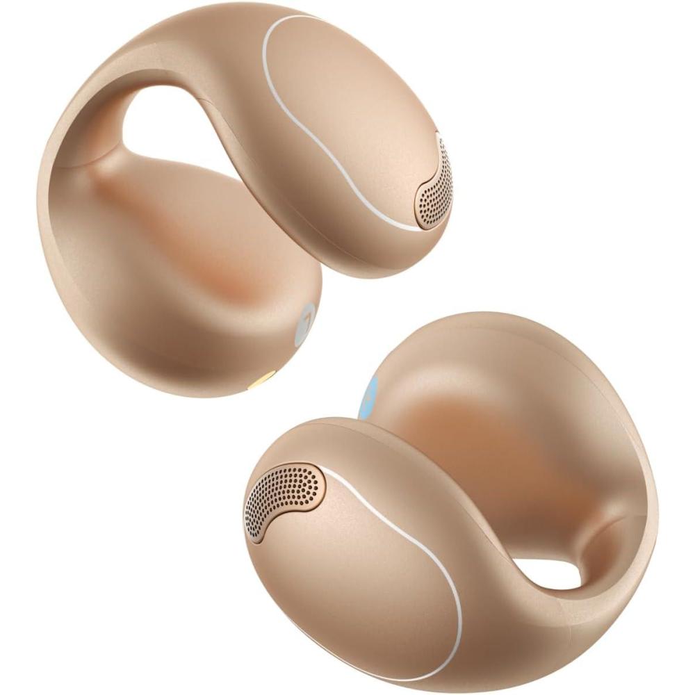 image:imageSoundcore C40i by Anker OpenEar Earbuds ClipOn Headphones Flexible Joint Design Button Controls Lightweight Comfort Stable Fit with Attachable Ear Grips Expansive Drivers for Clear SoundGolden