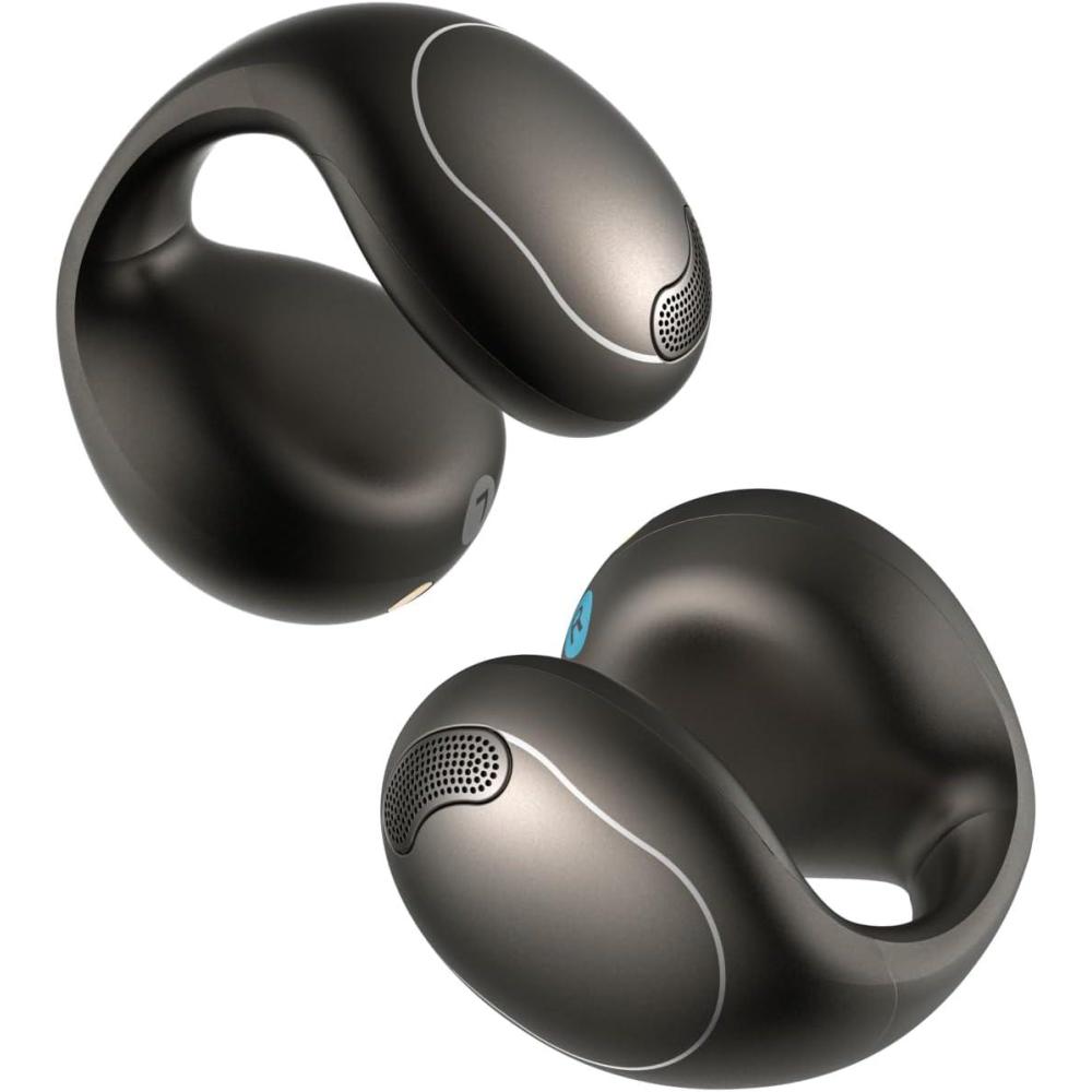 image:imageSoundcore C40i by Anker OpenEar Earbuds ClipOn Headphones Flexible Joint Design Button Controls Lightweight Comfort Stable Fit with Attachable Ear Grips Expansive Drivers for Clear SoundDark Gray