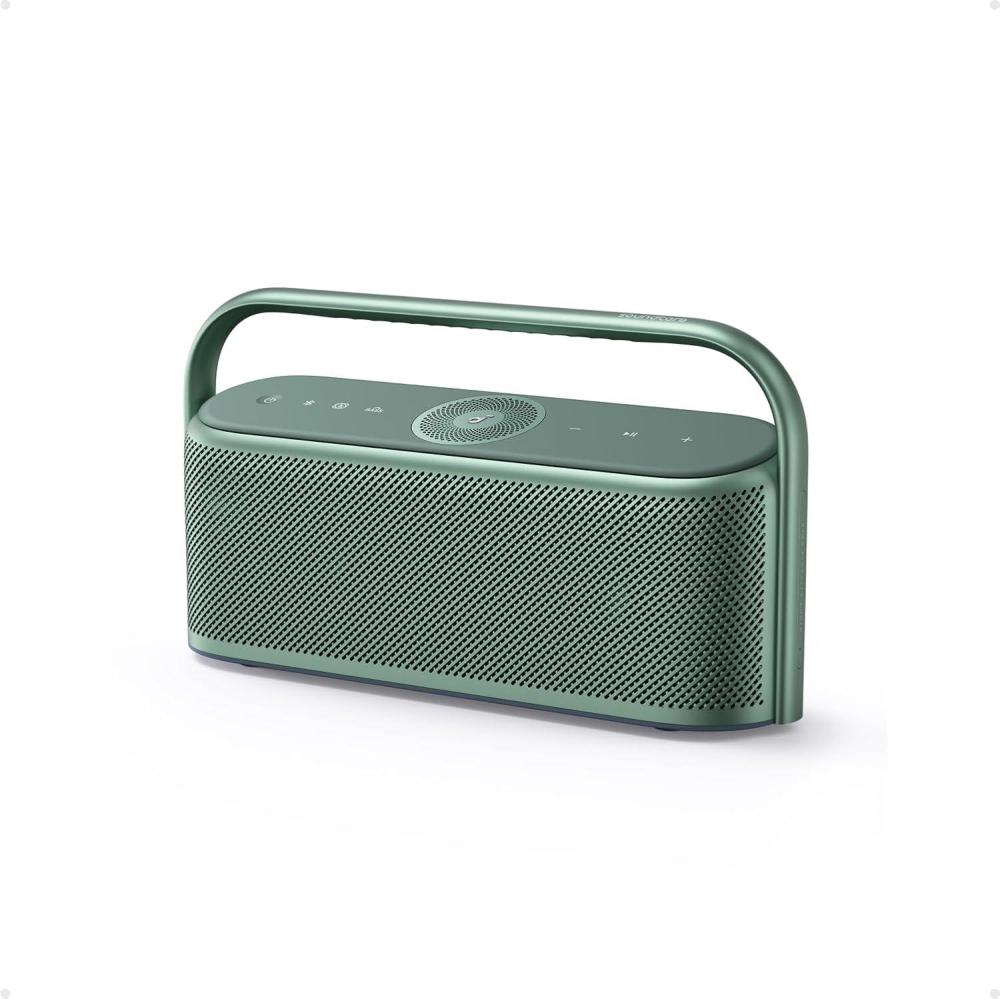 image:imageSoundcore Motion X600 Portable Bluetooth Speaker HiRes Spatial Audio with Wireless 50W Sound IPX7 Waterproof Pro EQ AUXin Portable Speaker for Home Office Backyard and Bathroom UseGreen