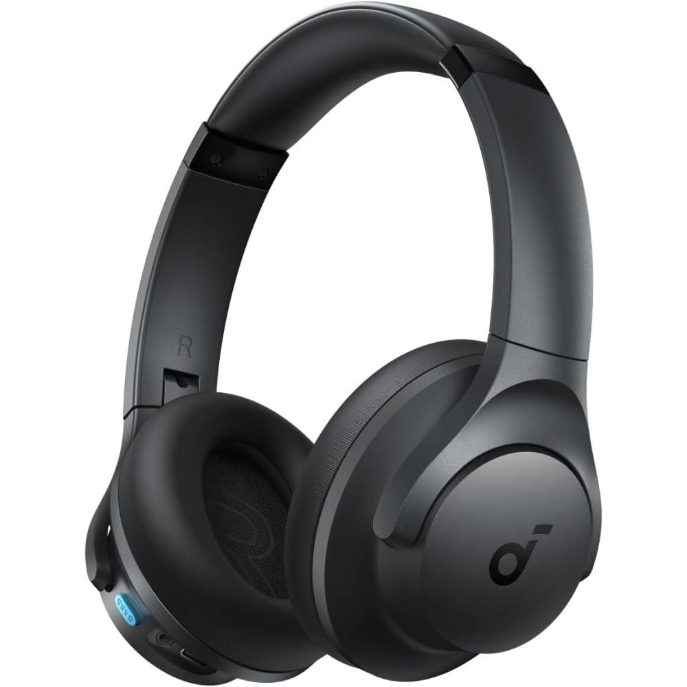 image:imageSoundcore Q11i Wireless OverEar Bluetooth Headphones by Anker Deep Bass 60H Playtime HiRes Audio Detachable Ear Cushions Multipoint ConnectionDark Gray