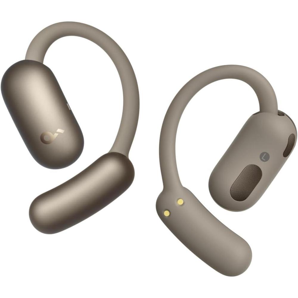 image:imagesoundcore AeroFit 2 by Anker OpenEar Headphones RealTime Translation Earbuds 4 Adjustable Positions for Every Ear Size 2 Richer Bass HiRes 42H Playtime IP55AI Clear CallsWireless ChargingBrown