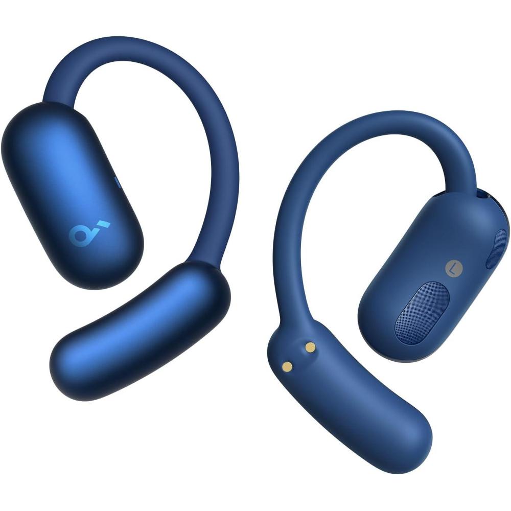 image:imagesoundcore AeroFit 2 by Anker OpenEar Headphones RealTime Translation Earbuds 4 Adjustable Positions for Every Ear Size 2 Richer Bass HiRes 42H Playtime IP55AI Clear CallsWireless ChargingAbyss Blue