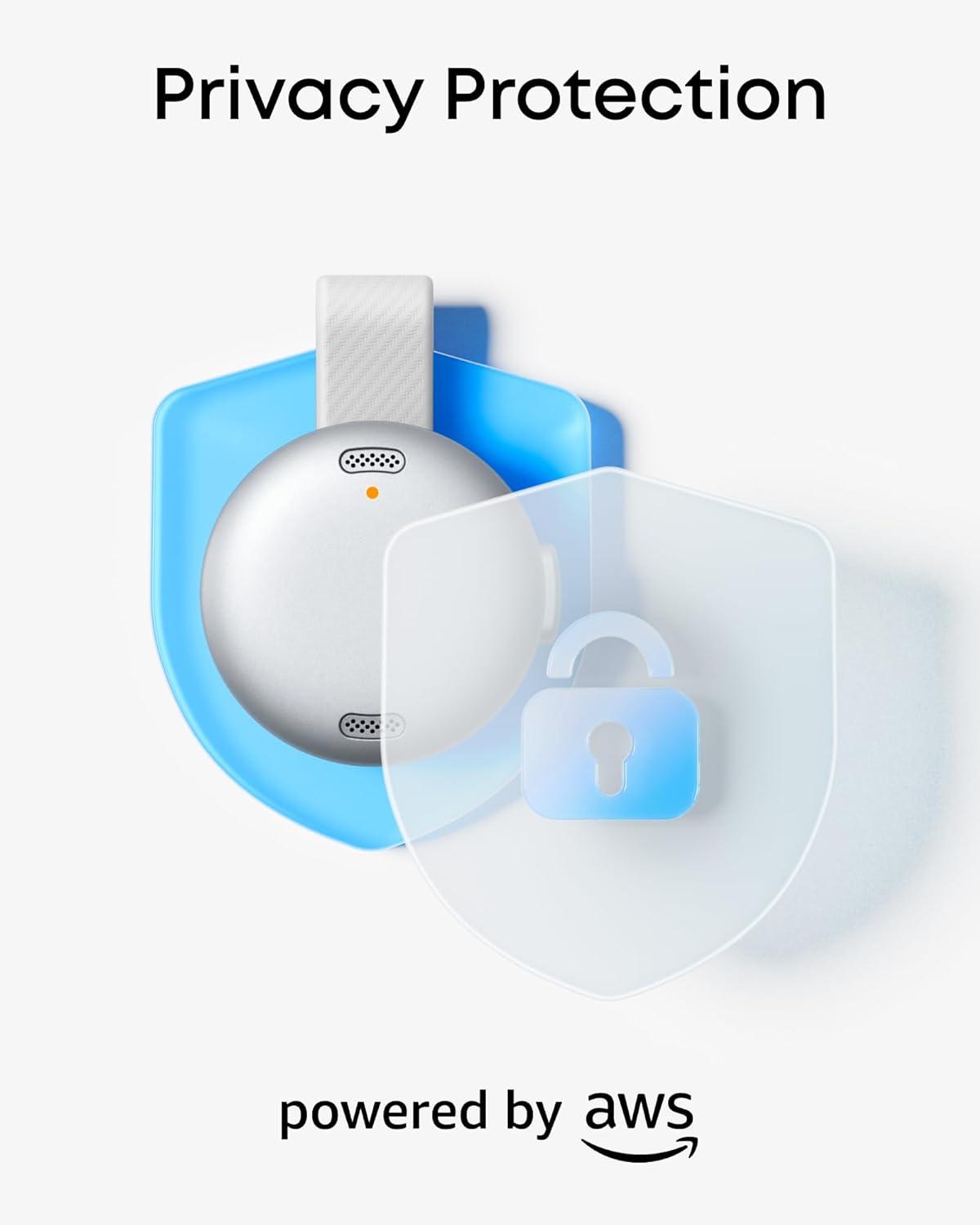 image:imagesoundcore Work by Anker Portable AI Voice Recorder AI Note Taker AI Transcription amp Summarization 6Month Pro at No Charge CrossMeeting Summary MFi Certified Privacy ProtectionWhite
