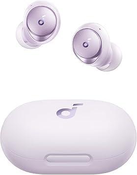 image:imagesoundcore by Anker Space A40 AutoAdjustable Active Noise Cancelling Wireless Earbuds Reduce Noise by Up to 98 50H Playtime HiRes Sound Comfortable Fit App Customization Wireless Charge BluePurple