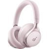 image:imageSoundcore by Anker Space One Active Noise Cancelling Headphones 2X Stronger Voice Reduction 40H ANC Playtime App Control LDAC HiRes Wireless Audio Comfortable Fit Clear Calls Bluetooth 53Cloud Pink