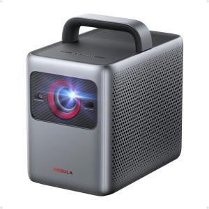 NEBULA Cosmos Laser 4K Projector, 2200 ANSI Lumens, Android TV with Dongle, Autofocus, Auto Keystone Correction, Screen Fit, Home Theater Projector with Wi-Fi & Bluetooth, for Office and Business Use(Cosmos 4K SE (1800 ANSI))