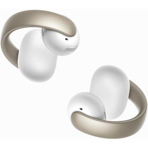 Soundcore AeroClip by Anker, Open-Ear Earbuds, Clip-On Headphones, Adaptive Comfort, Clear Calls with 4 Mics and AI, Stable Fit, 12mm Drivers for Powerful Bass, Hi-Res, Open-Ring Design(Champagne Mist)