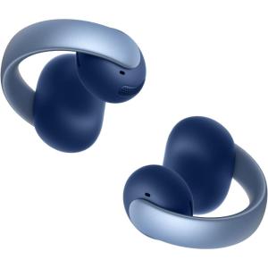 Soundcore AeroClip by Anker, Open-Ear Earbuds, Clip-On Headphones, Adaptive Comfort, Clear Calls with 4 Mics and AI, Stable Fit, 12mm Drivers for Powerful Bass, Hi-Res, Open-Ring Design(Glacier Blue)