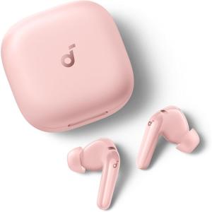 Soundcore P31i by Anker, Real-Time Adaptive Noise Cancelling, Hi-Res Sound, Translation Earbuds, 50H Playtime, Wireless Earbuds, Bluetooth Earphones, Spatial Audio, Fast Charging, IP55(Pink)