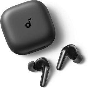 Soundcore P31i by Anker, Real-Time Adaptive Noise Cancelling, Hi-Res Sound, Translation Earbuds, 50H Playtime, Wireless Earbuds, Bluetooth Earphones, Spatial Audio, Fast Charging, IP55(Black)