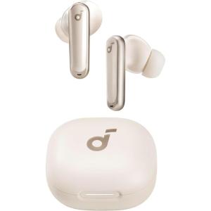 Soundcore P40i by Anker, Noise Cancelling Wireless Earbuds, Adaptive Noise Cancelling to Environments, Heavy Bass, 60H Playtime, 2-in-1 Case and Phone Stand, IPX5, Wireless Charging, Bluetooth 5.3(Oat White)