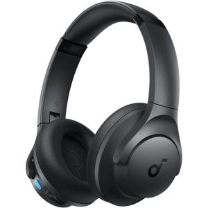Soundcore Q11i Wireless Over-Ear Bluetooth Headphones by Anker, Deep Bass, 60H Playtime, Hi-Res Audio, Detachable Ear Cushions, Multipoint Connection(Dark Gray)