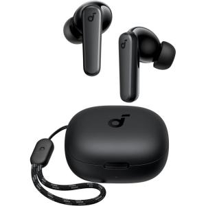 Soundcore by Anker P20i True Wireless Earbuds, 10mm Drivers with Big Bass, Bluetooth 5.3, 30H Long Playtime, Water-Resistant, 2 Mics for AI Clear Calls, 22 Preset EQs, Customization (Blue)(Black)