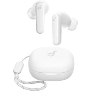 Soundcore by Anker P20i True Wireless Earbuds, 10mm Drivers with Big Bass, Bluetooth 5.3, 30H Long Playtime, Water-Resistant, 2 Mics for AI Clear Calls, 22 Preset EQs, Customization (Blue)(White)