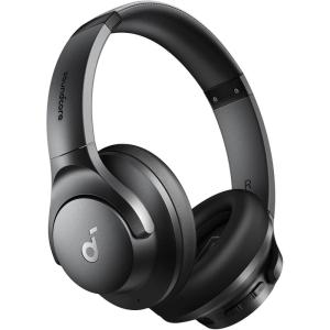 Soundcore by Anker Q20i Hybrid Active Noise Cancelling Headphones, Wireless Over-Ear Bluetooth, 40H Long ANC Playtime, Hi-Res Audio, Big Bass, Customize via an App, Transparency Mode(Black)