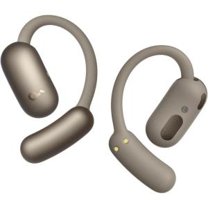soundcore AeroFit 2 by Anker, Open-Ear Headphones, Real-Time Translation Earbuds, 4 Adjustable Positions for Every Ear Size, 2× Richer Bass, Hi-Res, 42H Playtime, IP55,AI Clear Calls,Wireless Charging(Brown)