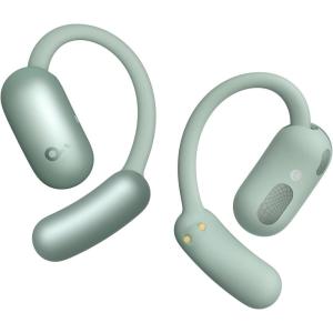 soundcore AeroFit 2 by Anker, Open-Ear Headphones, Real-Time Translation Earbuds, 4 Adjustable Positions for Every Ear Size, 2× Richer Bass, Hi-Res, 42H Playtime, IP55,AI Clear Calls,Wireless Charging(Minty Green)