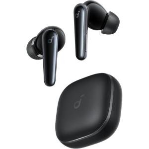 soundcore Liberty 5 by Anker, Noise-Cancelling Wireless Earbuds, 2x Stronger Voice Reduction, Real-Time Adaptive Noise Cancellation, Fast Charging, Dolby Audio, 6-Mic AI Clear Calls, Long Battery Life(Black)