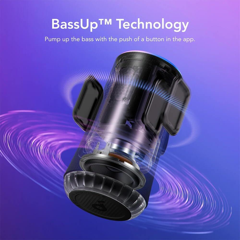 image:imageSoundcore Glow Portable Speaker by Anker with 30W 360 Sound Synchronized Radiant Light 18H Playback Customizable EQ and Light Show and IP67 Waterproof