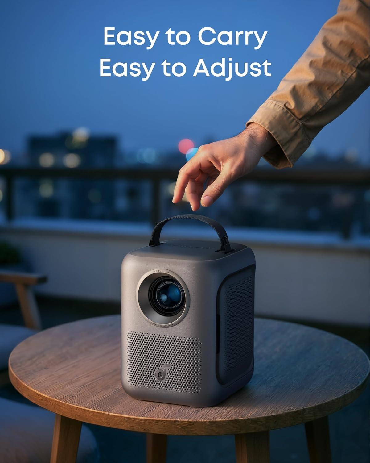 image:imageAnker Nebula P1i Portable Projector with WiFi and Bluetooth by soundcore Flippable Design 1080P FHD 380 ANSI Lumens Auto FocusKeystone AllGlass Lens Builtin Speaker