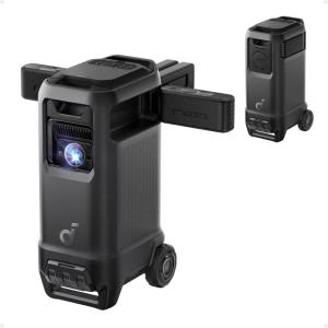 soundcore Nebula X1 Pro Mobile Theater: 4K Triple Laser Projector with 200″ Silent Inflatable Screen, 3500 ANSI Lumens, 7.1.4 Dolby Atmos, 56000:1 Contrast, Optical Zoom, Wireless Battery Pump(X1 Pro)