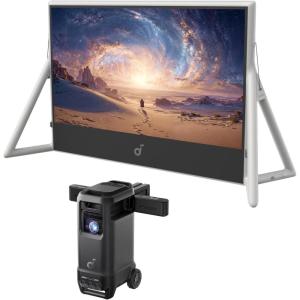 soundcore Nebula X1 Pro Mobile Theater: 4K Triple Laser Projector with 200″ Silent Inflatable Screen, 3500 ANSI Lumens, 7.1.4 Dolby Atmos, 56000:1 Contrast, Optical Zoom, Wireless Battery Pump(X1 Pro+Inflatable Screen)