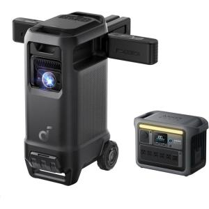 soundcore Nebula X1 Pro Mobile Theater: 4K Triple Laser Projector with 200″ Silent Inflatable Screen, 3500 ANSI Lumens, 7.1.4 Dolby Atmos, 56000:1 Contrast, Optical Zoom, Wireless Battery Pump(X1 Pro+Power Station)