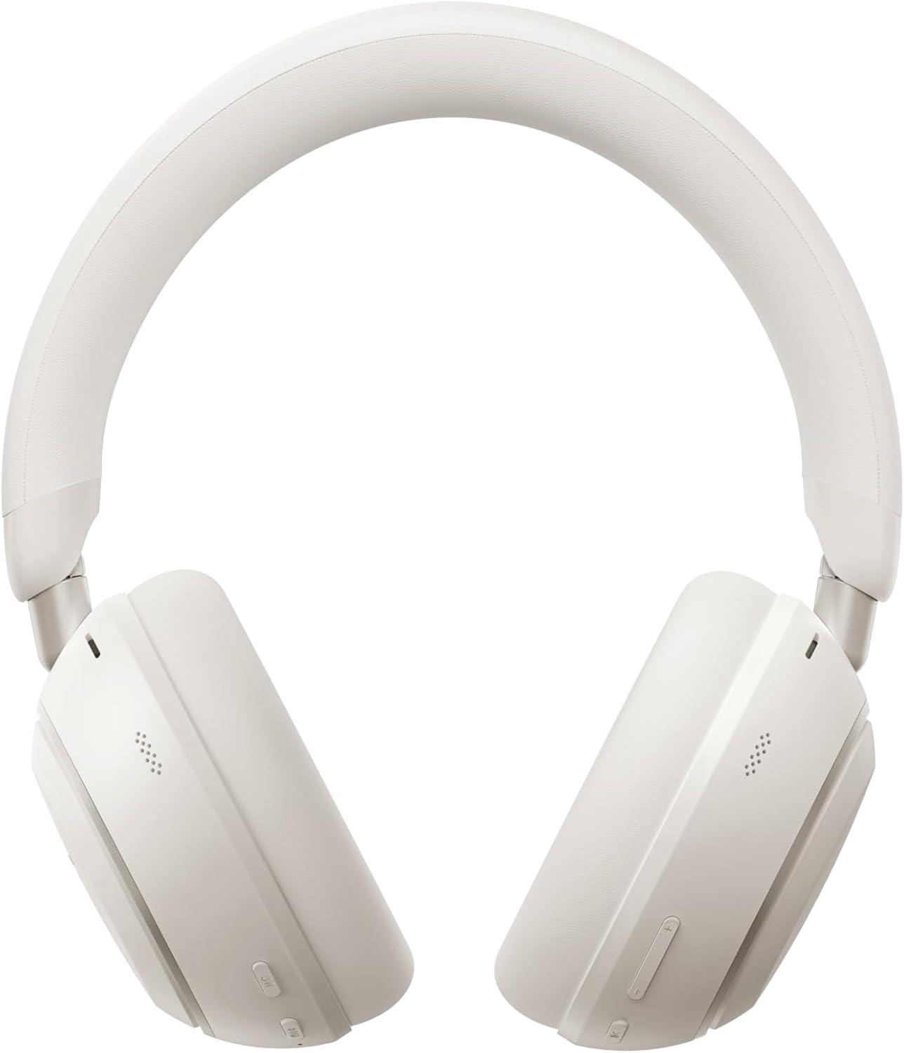 image:imageSoundcore Space 2 by Anker Active Noise Cancelling Headphones Comfortable Fit 50H Playtime LDAC HiRes Wireless Audio Dual Connection Clear Calls Bluetooth 61 Nap Mode Wearing DetectionLinen White