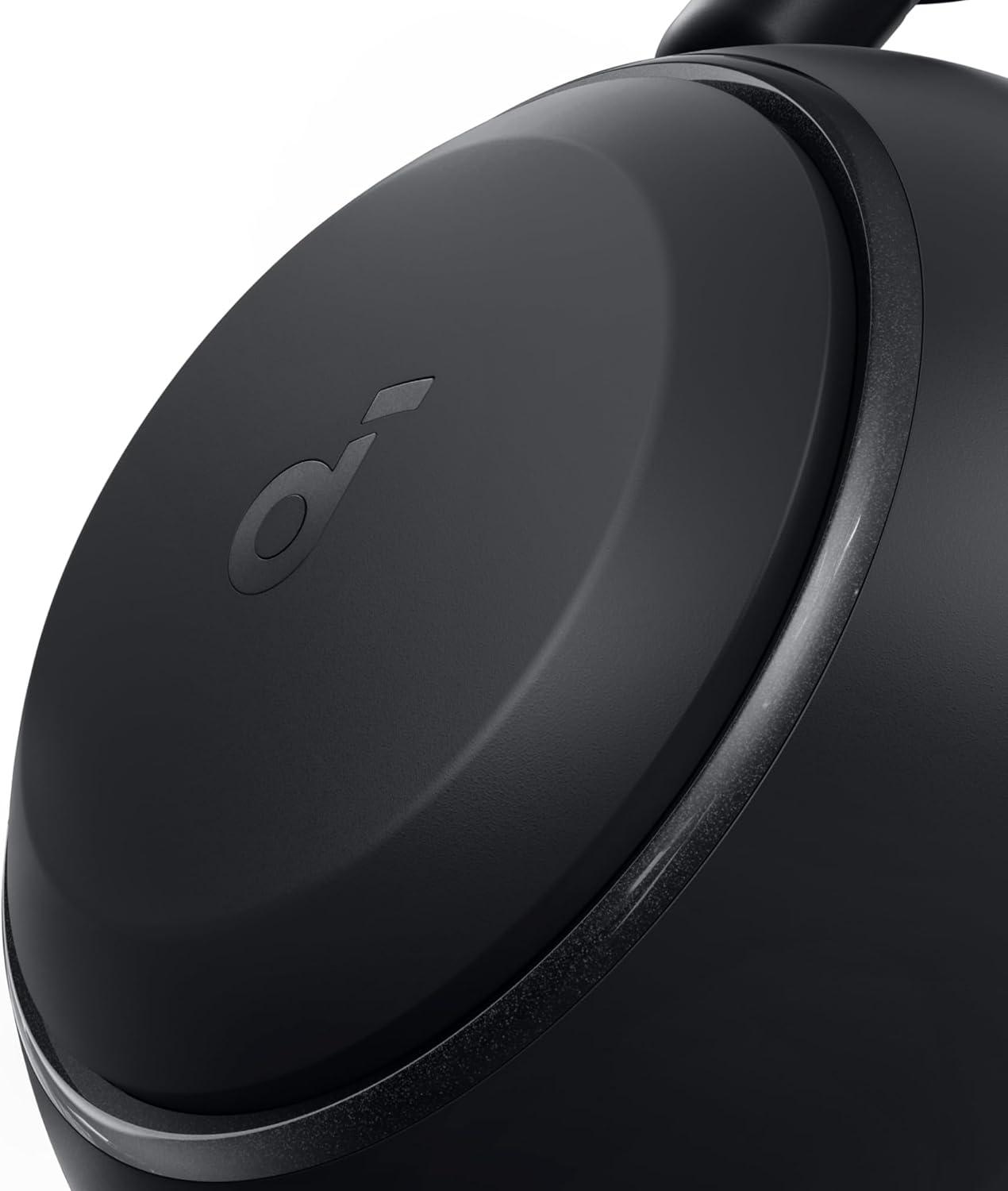 image:imageSoundcore Space 2 by Anker Active Noise Cancelling Headphones Comfortable Fit 50H Playtime LDAC HiRes Wireless Audio Dual Connection Clear Calls Bluetooth 61 Nap Mode Wearing DetectionJet Black