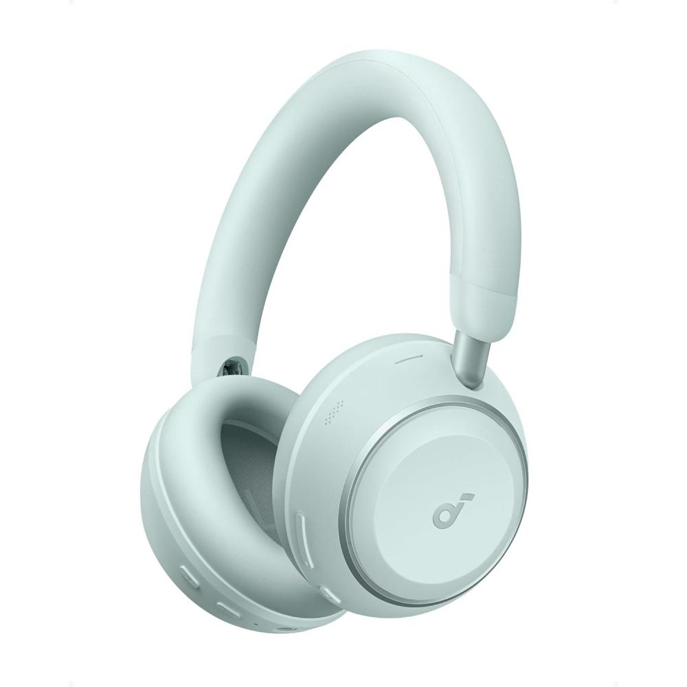 image:imageSoundcore Space 2 by Anker Active Noise Cancelling Headphones Comfortable Fit 50H Playtime LDAC HiRes Wireless Audio Dual Connection Clear Calls Bluetooth 61 Nap Mode Wearing DetectionSeafoam Green