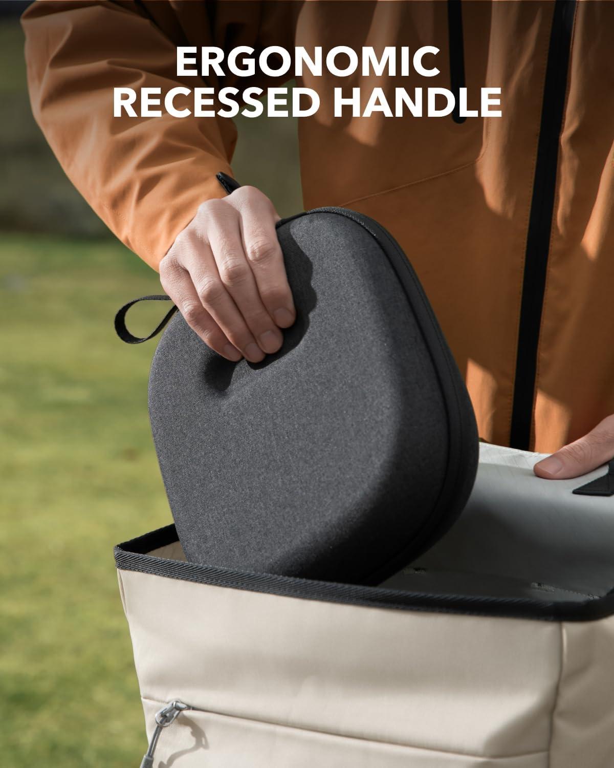 image:imageSoundcore Space One Pro by Anker with Headphones Case Adaptive Active Noise Cancelling Headphones Driven by 6 Mics Super Foldable Design 60H Lossless Audio UltraFast Charging HiRes Wireless