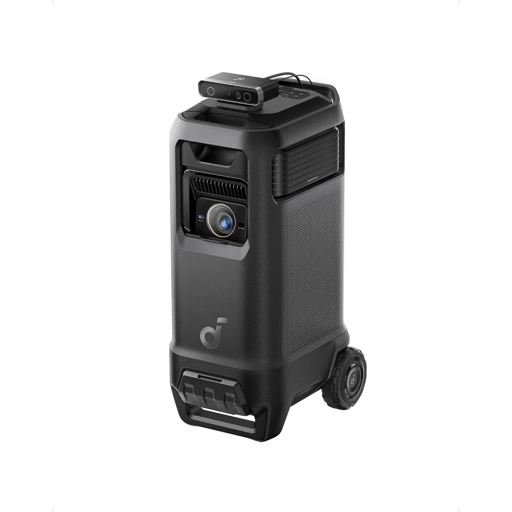 image:imagesoundcore Nebula X1 Pro Mobile Theater 4K Triple Laser Projector with 120 Silent Inflatable Screen 3500 ANSI Lumens 714 Dolby Atmos 560001 Contrast Optical Zoom WirelessX1 ProSpaceFlow